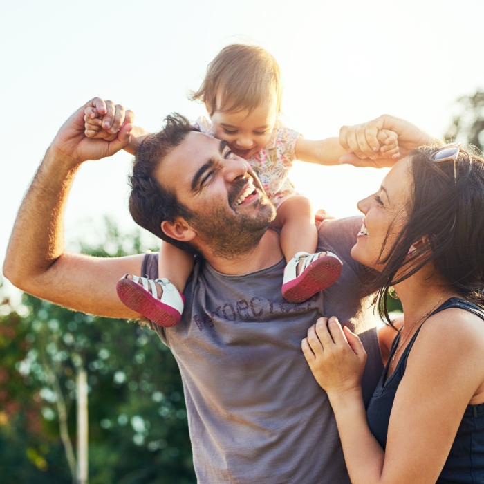 young family