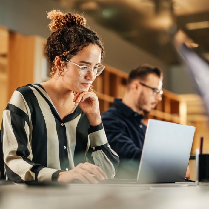 woman in office