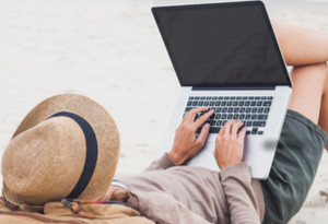 Man on laptop