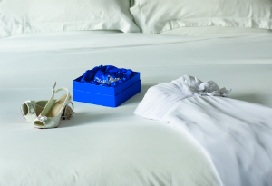Wedding Dress on Bed