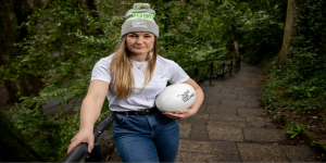 Irish International and Harlequins Rugby player Anna Caplice