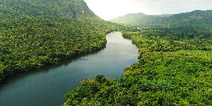 a river