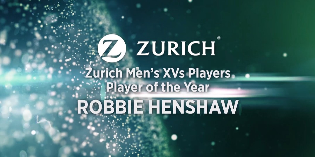 Robbie Henshaw Rugby Player award winner