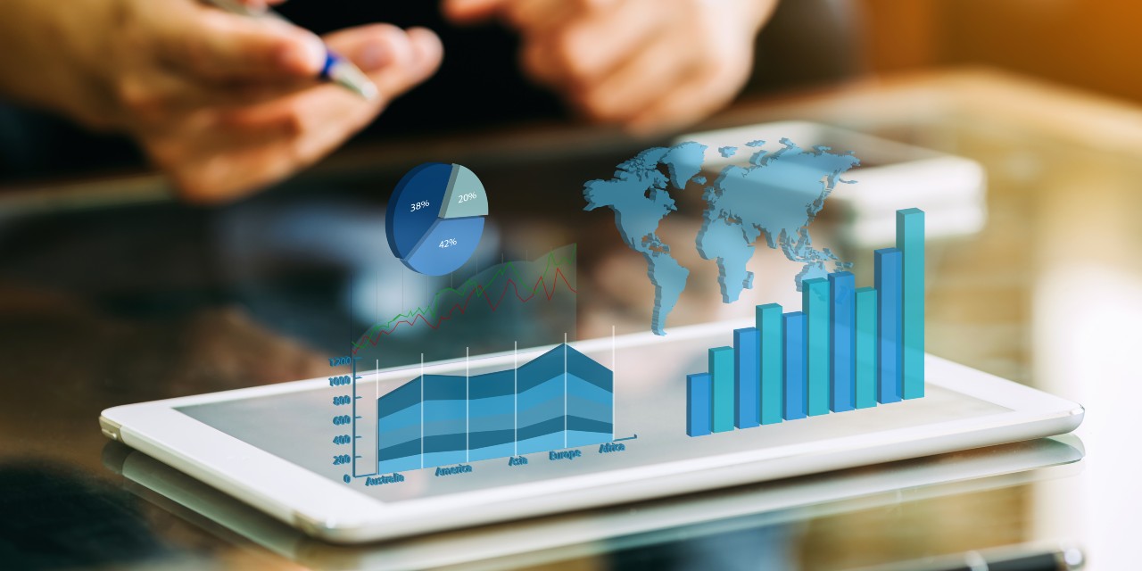 businessman investment consultant analyzing company financial report