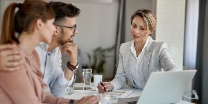 female financial advisor