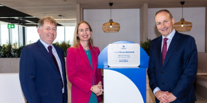 An Taoiseach Micheál Martin officially opening Zurich House in Blackrock
