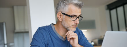 man on laptop