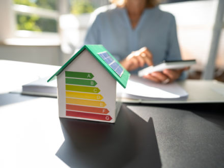 Energy efficient house BER rating