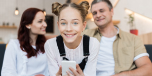 parents with teenager