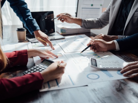 fund managers at a meeting