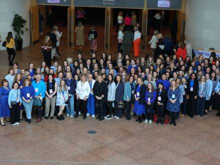 woman in business event
