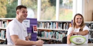 Tackle Your Feelings ambassadors Zac Ward and Beibhinn Parsons