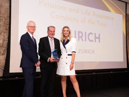 Zurich named Pensions and Life Assurance Company of the Year at Chambers Ireland InBusiness Recognition Awards 2025