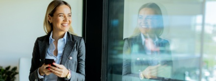 smiling business woman