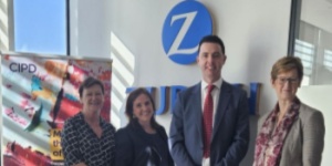 Rose Leonard, Head of Corporate Distribution & Customer Relationship Management, Zurich; Alison Hodgson, the CIPD’s Market Director Ireland; Niall Hall, Senior Employee Benefits Manager, Zurich Life; and Mary Connaughton, the CIPD’s Strategic Engagement Director pictured at the CIPD and Zurich Ireland pensions round-table discussion. 