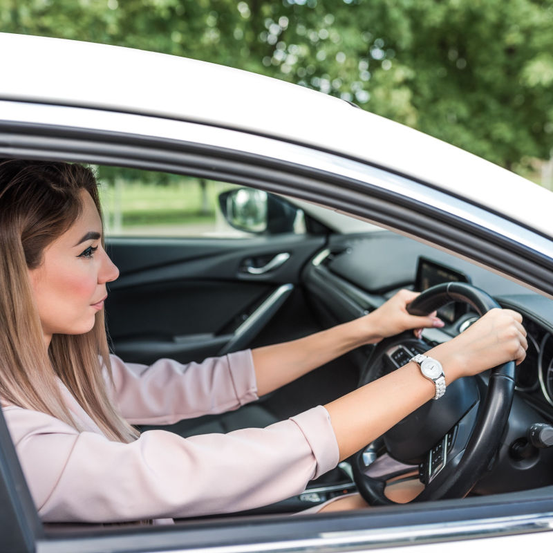 female driver