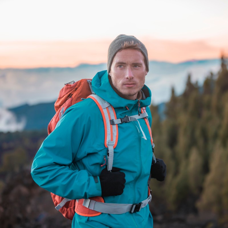 male hiker