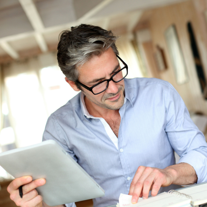 man on laptop