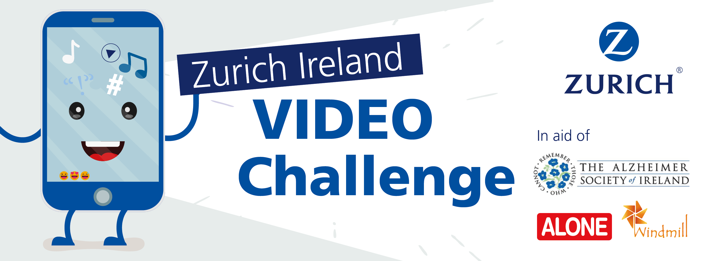 Zurich employee video challenge graphic