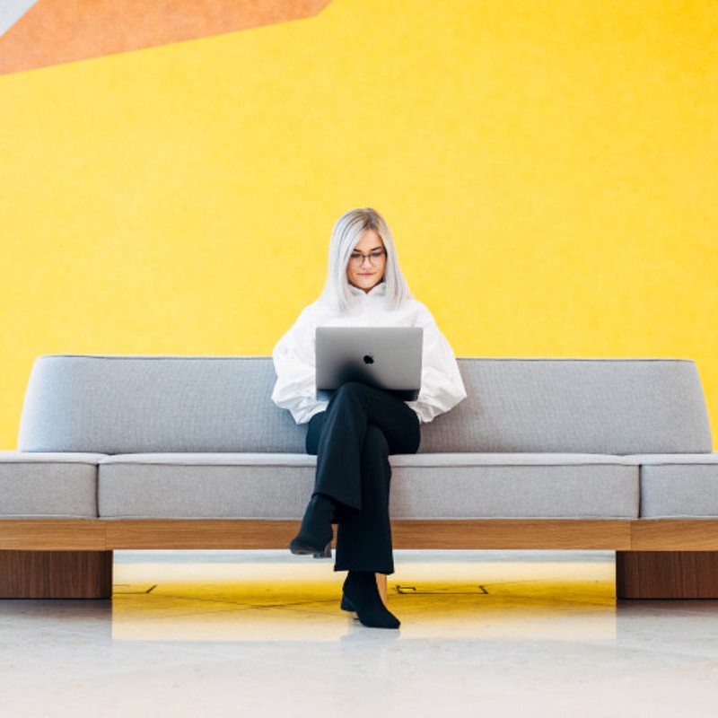 woman on laptop