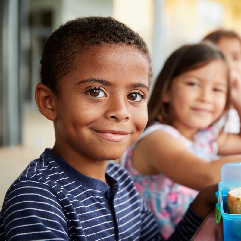 Child smiling