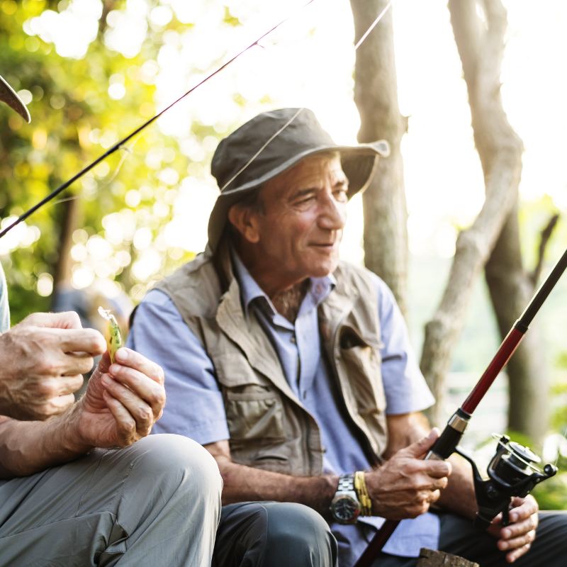 Man fishing